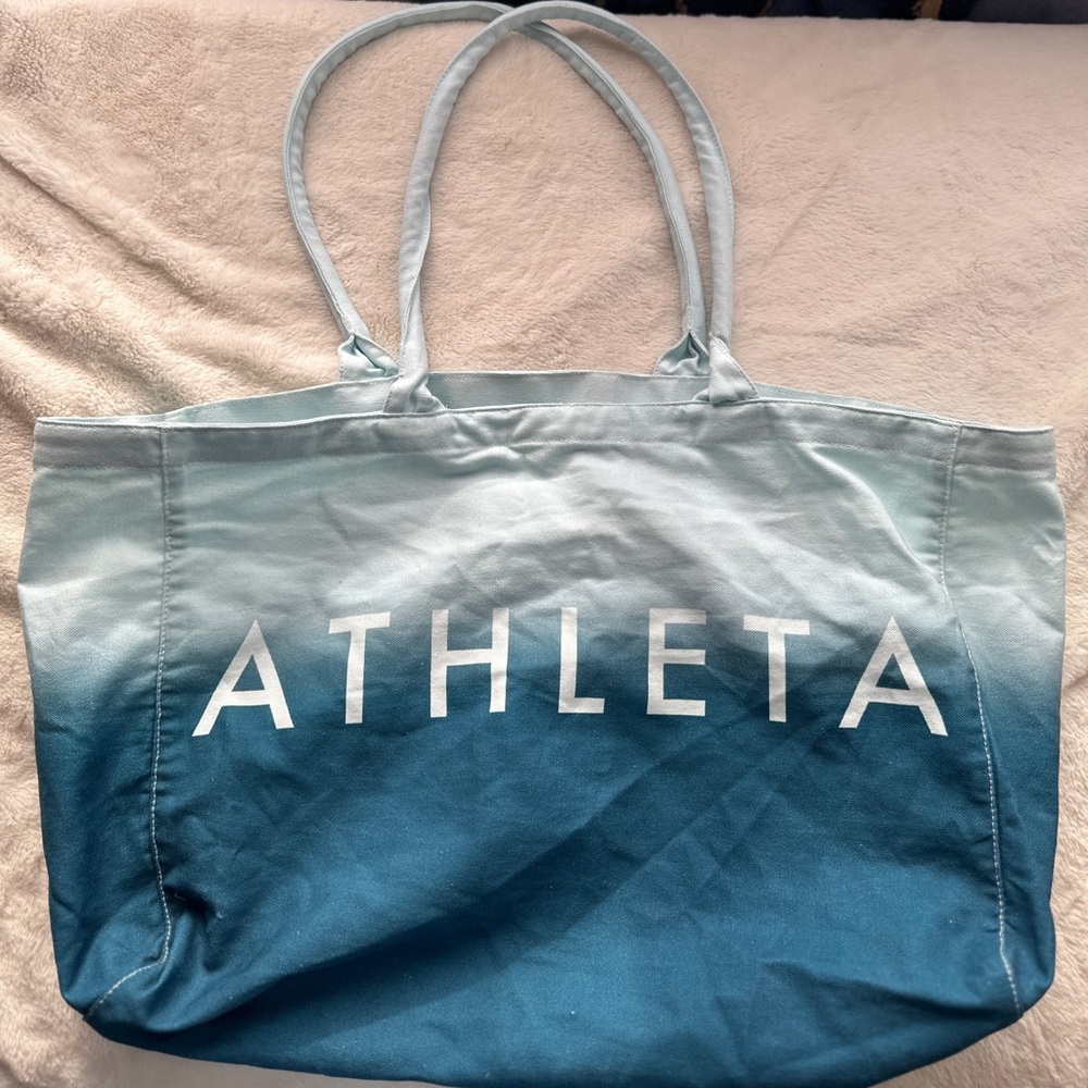 Athleta Gradient Blue Tote Bag